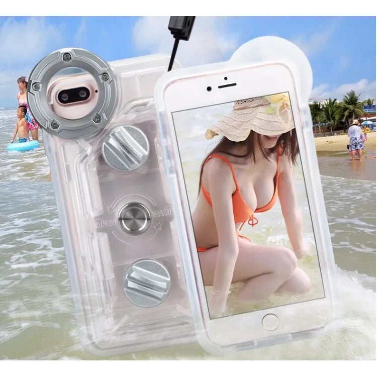 Protective Cover Phone Case for iPhone/ Diving Housing Underwater for Swimming, Snorkeling