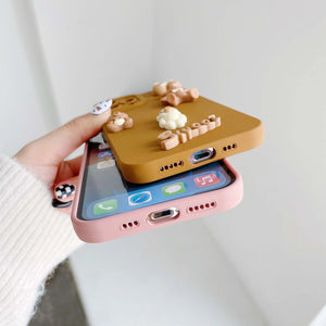 3D Bears Phone Case