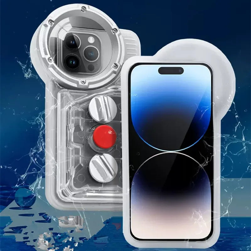 Protective Cover Phone Case for iPhone/ Diving Housing Underwater for Swimming, Snorkeling