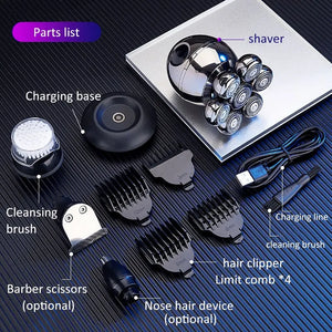 Portable Men's Electric Shaver for Face/ Skull Shaving