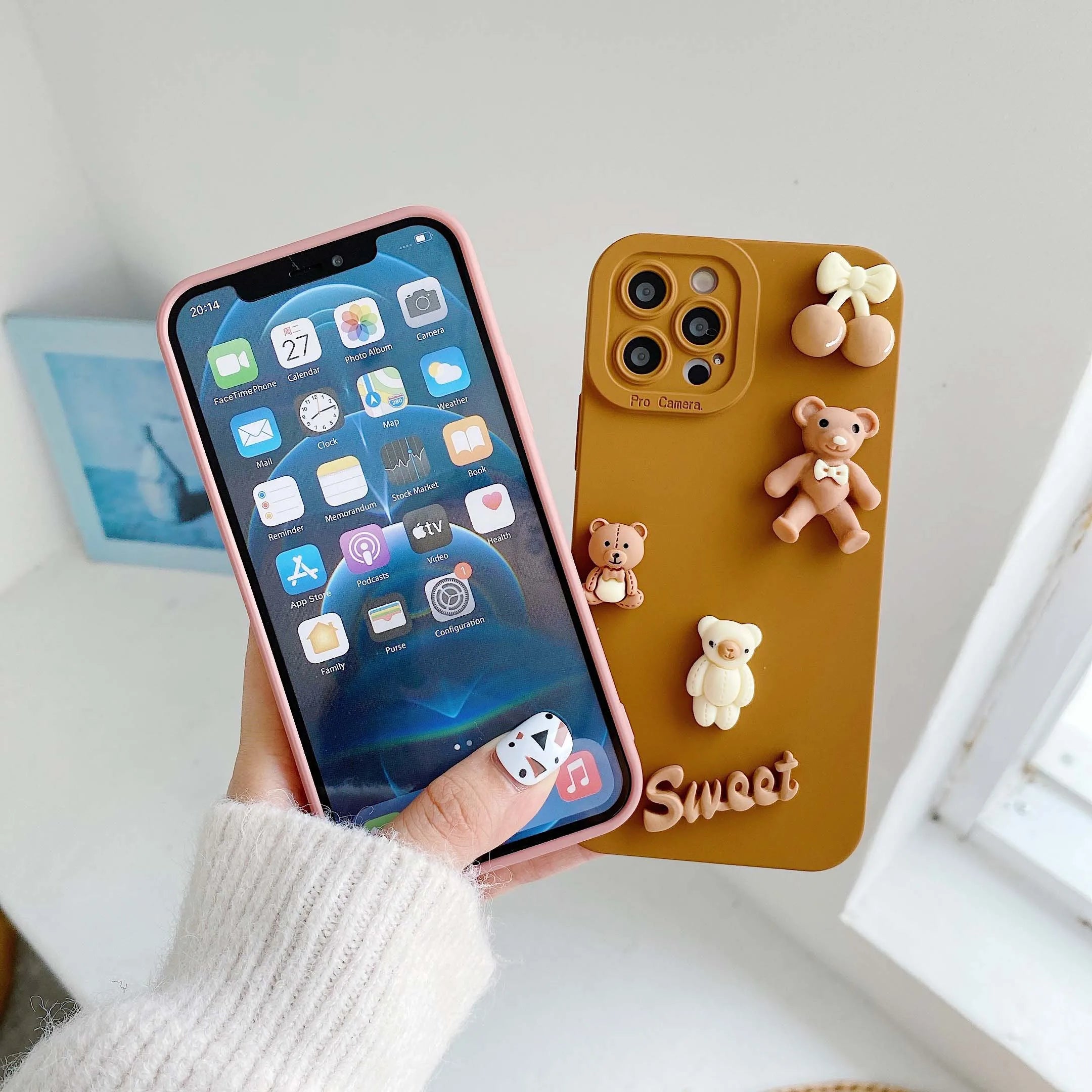 3D Bears Phone Case